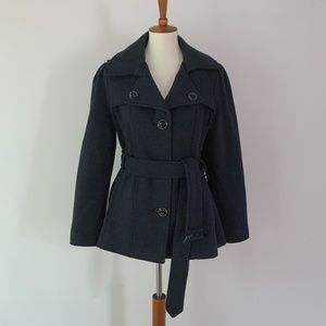 Kenneth Cole Reaction XL Women's Black/Gray Winter Coat